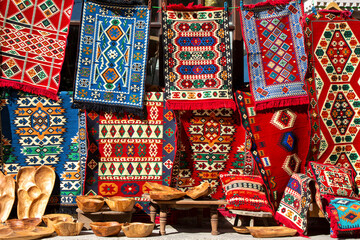 Albanian tapestry and rugs, Albania - obrazy, fototapety, plakaty