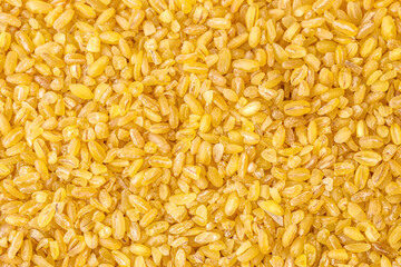 bulgur wheat background. bulgur wheat texture. top view