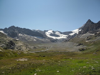 Fototapeta premium plan des Evettes, Haute Maurienne