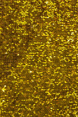 Gold glittering sequins sequins scales, background for your design