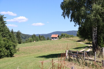house in the mountains