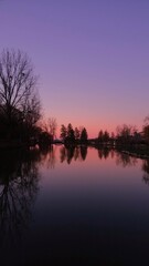 A Reflection over a Lake