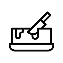 butter icon illustration vector graphic