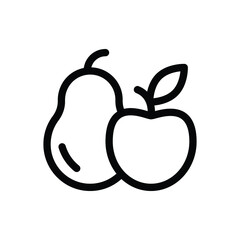 fruits icon illustration vector graphic