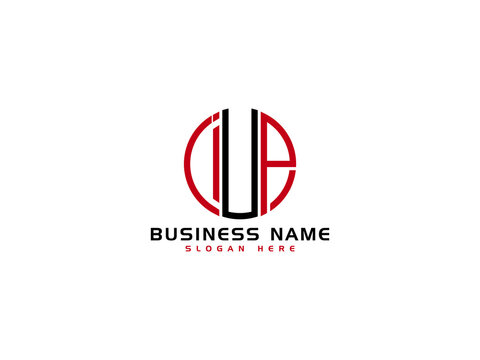 Letter IUP Logo Iocn Vector Image For Business