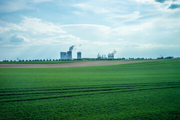 Snapshot from the The Aktiengesellschaft Cologne Zoological Garden in Cologne, Deutschland, nuclear power plant station