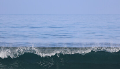 Fototapeta premium sea and sky,waves on the sea