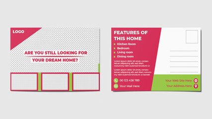 Real Estate Postcard Design Templates
