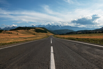 Chuysky trakt road in the Altai mountains.