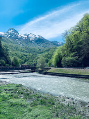 Fototapeta premium river in the mountains