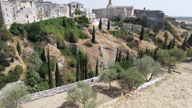 Gravina in Puglia on a sunny summer day, province of Bari, Apulia, southern Italy.