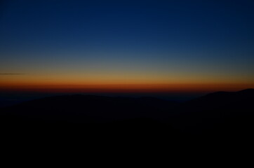 Sunrise in Carpathians