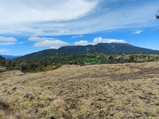 beach, view, landscape, mountains, nature, blue, sky, green, city, country, 