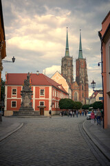 Centrum miasta Wrocław - na Ostrowie Tumskim 