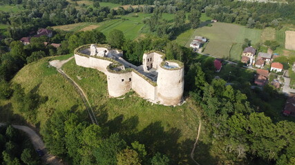 Fortress on the top of the hill. Fortress Bologa