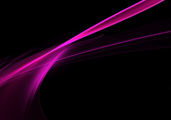 Abstract background waves. Black and neon pink abstract background for wallpaper or business card