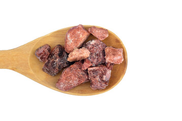 Hawaiian red salt isolated