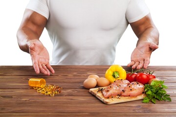 Healthy eating concept.