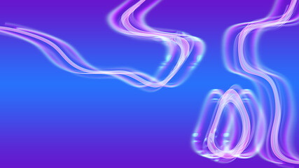 Abstract gradient background with a glowing figure