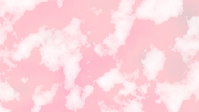 Abstract Pink Aesthetic Cloud Background 