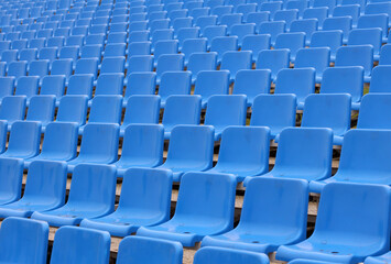 Naklejka premium rows of seats