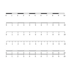 Vector map scales graphics for measuring distances