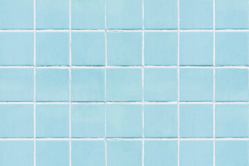 Blue square tiled texture background