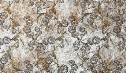 grunge floral texture background 