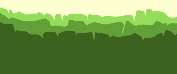 Hill layers landscape vector illustration suitable for background, backdrop design, banner, card.