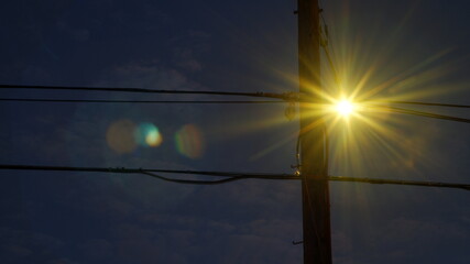 street light flare exposure