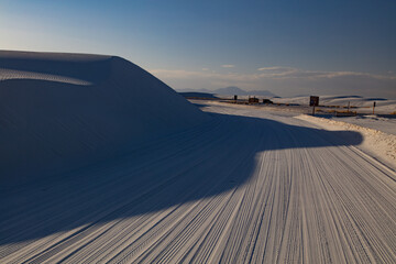 Fototapeta na wymiar White Sands Dunes National Park in New Mexico