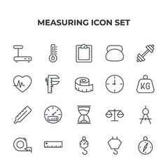 Fototapeta premium measuring set icon, isolated measuring set sign icon, vector illustration