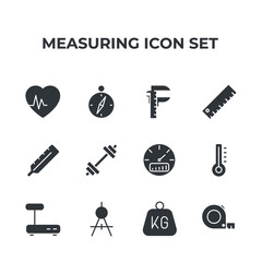 measuring set icon, isolated measuring set sign icon, vector illustration