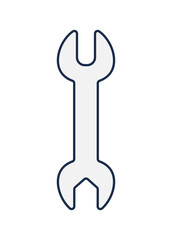 gray wrench illustration