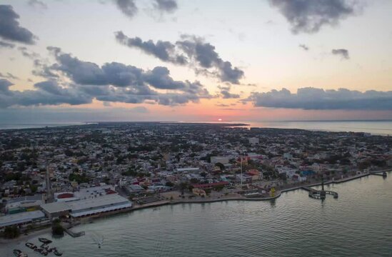 Amanecer, ciudad del carmen, cd del carmen, hyperlapse 