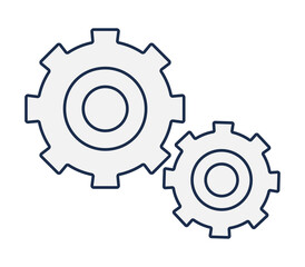 two cogwheel illustration
