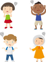 Children of various races in need, SDGs