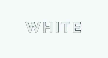 3d editable text white emboss premium vector