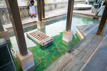 群馬県吾妻郡草津町の草津温泉に旅行している風景 A scene from a trip to Kusatsu Onsen in Kusatsu-machi, Agatsuma-gun, Gunma Prefecture. 