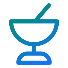 Medicine glass icon