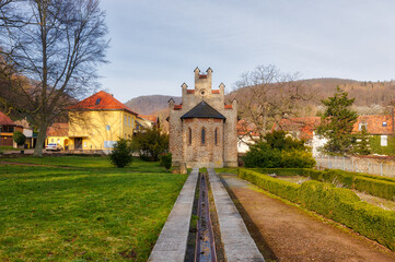 Fototapeta na wymiar Kirche Stecklenberg im Harz