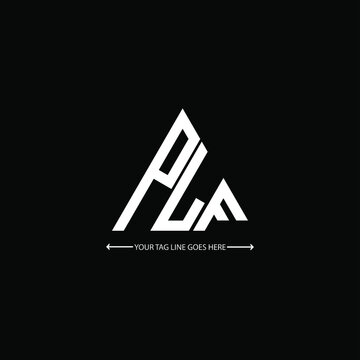 PLF letter logo creative design. PLF unique design