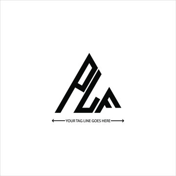PLF letter logo creative design. PLF unique design