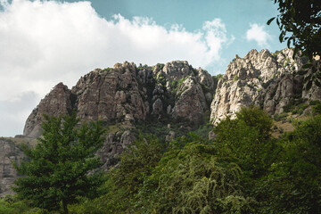 Demergy Rock at Crimea at summer