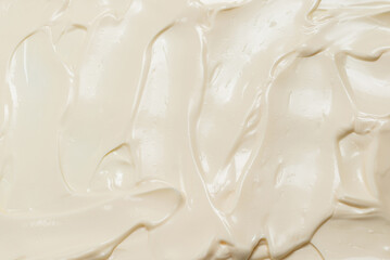 White whipped cream texture.