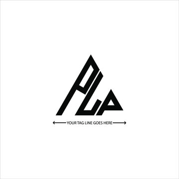 PLP letter logo creative design. PLP unique design
