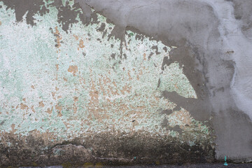 Old dirty wall close up. Grunge abstract photo background.  Beautiful stone texture pattern.