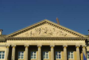 Fototapeta premium Holidays in Belgium. Discovering Brussels