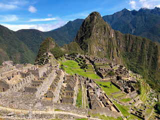 [Peru] Scenery of Machu Picchu and Huayna Picchu Mountain