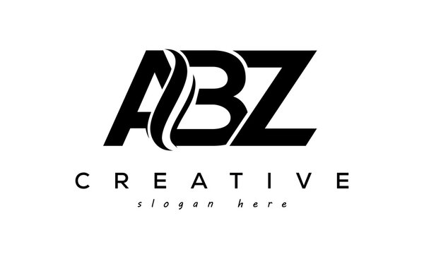 Letter ABZ creative logo design vector	